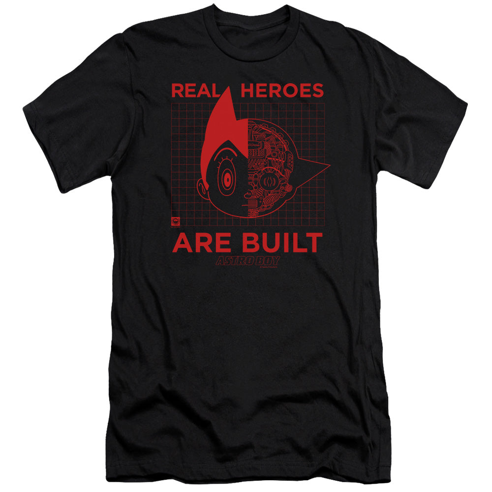 Astro Boy Real Hero Premium Bella Canvas Slim Fit Mens T Shirt Black Hoodie, Sweatshirt | CiraTrend.com