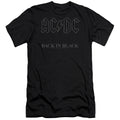 AC/DC Back In Black Premium Bella Canvas Slim Fit Mens T Shirt Black Hoodie, Sweatshirt | CiraTrend.com