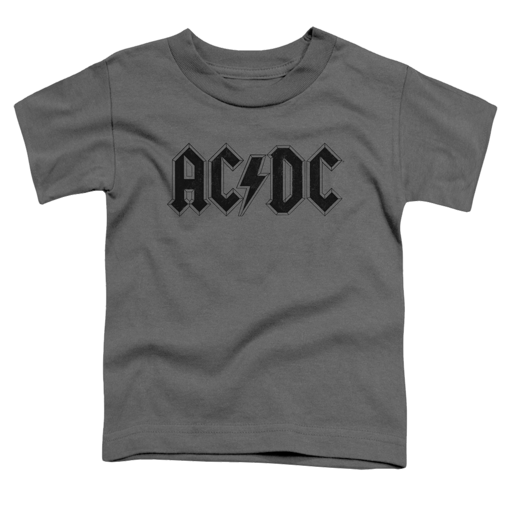 AC/DC Worn Logo - Kid's T-Shirt (Ages 4-7) Hoodie, Sweatshirt | CiraTrend.com