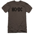 ACDC Worn Logo Hbo Premium Bella Canvas Slim Fit Mens T Shirt Charcoal Hoodie, Sweatshirt | CiraTrend.com (Image 1)