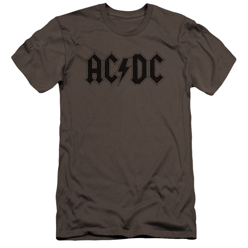 ACDC Worn Logo Hbo Premium Bella Canvas Slim Fit Mens T Shirt Charcoal Hoodie, Sweatshirt | CiraTrend.com (Image 1)