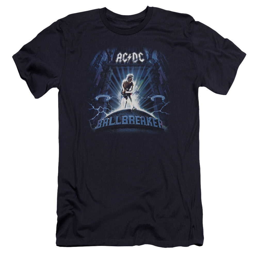 ACDC Ballbreaker Premium Bella Canvas Slim Fit Mens T Shirt Navy Hoodie, Sweatshirt | CiraTrend.com (Image 2)