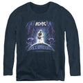 AC/DC Ballbreaker Womens Long Sleeve Shirt Navy Blue Hoodie, Sweatshirt | CiraTrend.com