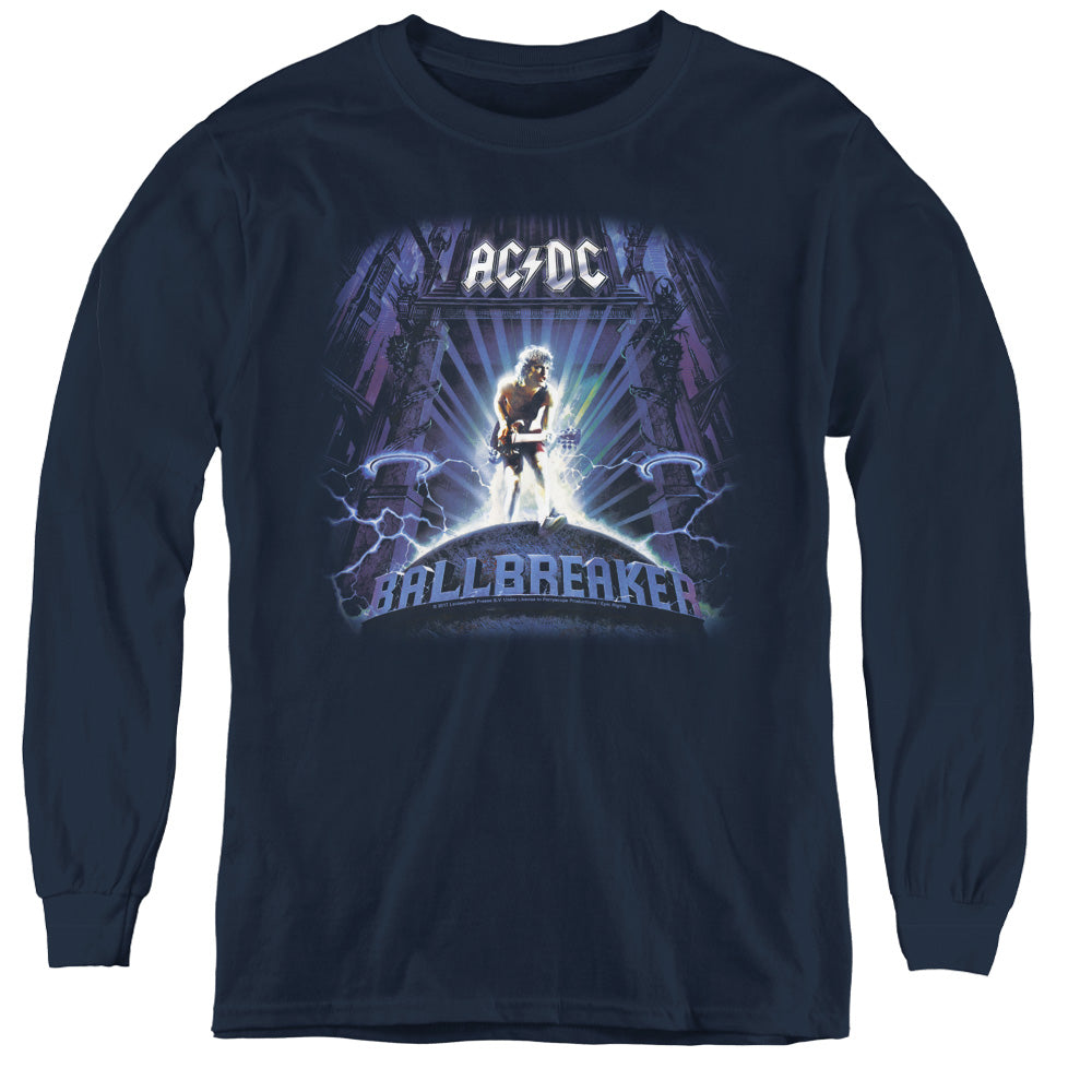 AC/DC Ballbreaker Long Sleeve Kids Youth T Shirt Navy Hoodie, Sweatshirt | CiraTrend.com