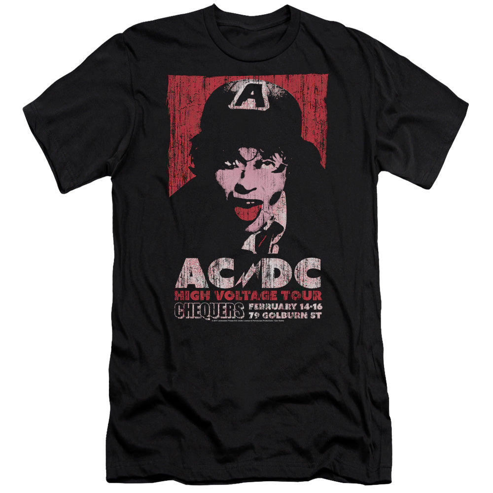 ACDC High Voltage Live 1975 Hbo Premium Bella Canvas Slim Fit Mens T Shirt Black Hoodie, Sweatshirt | CiraTrend.com (Image 2)