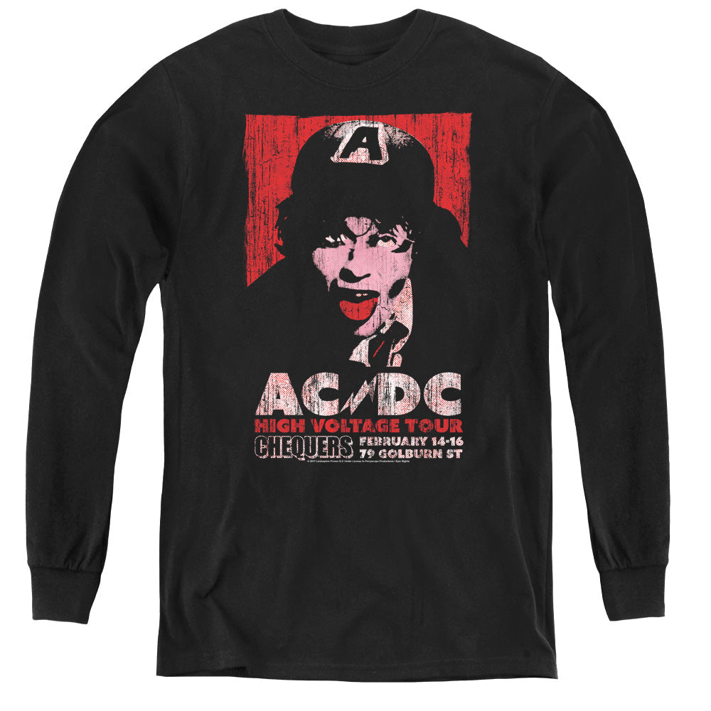 AC/DC High Voltage Live 1975 Long Sleeve Kids Youth T Shirt Black Hoodie, Sweatshirt | CiraTrend.com