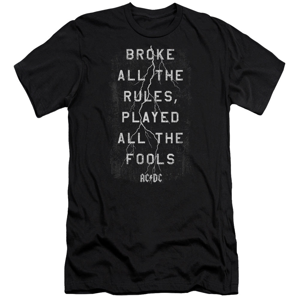 ACDC Struck Hbo Premium Bella Canvas Slim Fit Mens T Shirt Black Hoodie, Sweatshirt | CiraTrend.com (Image 1)