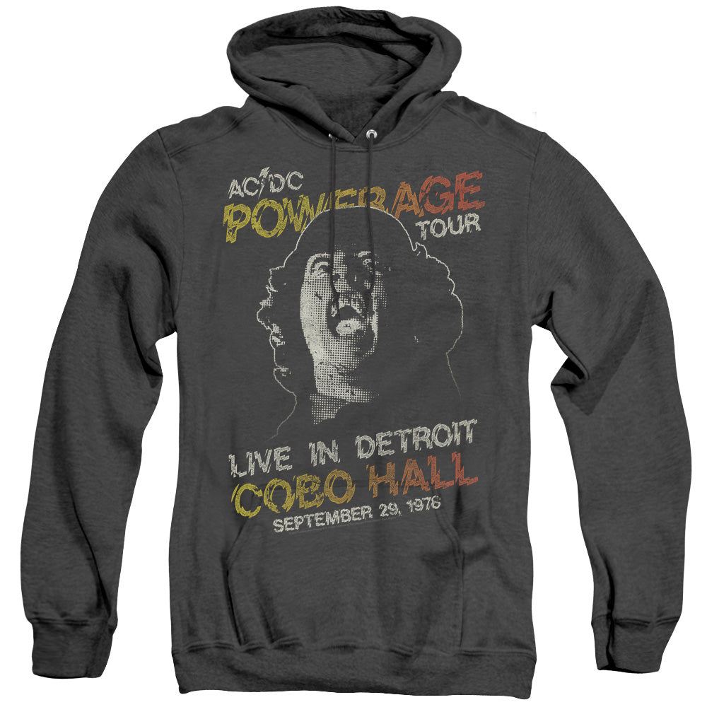 ACDC Powerage Tour Mens Heather Hoodie Black T-Shirts, Sweatshirt | CiraTrend.com (Image 4)