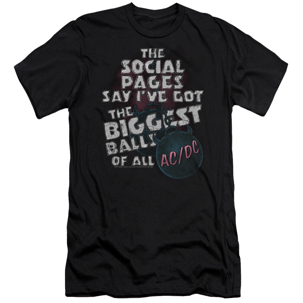 ACDC Big Balls Hbo Premium Bella Canvas Slim Fit Mens T Shirt Black Hoodie, Sweatshirt | CiraTrend.com (Image 1)