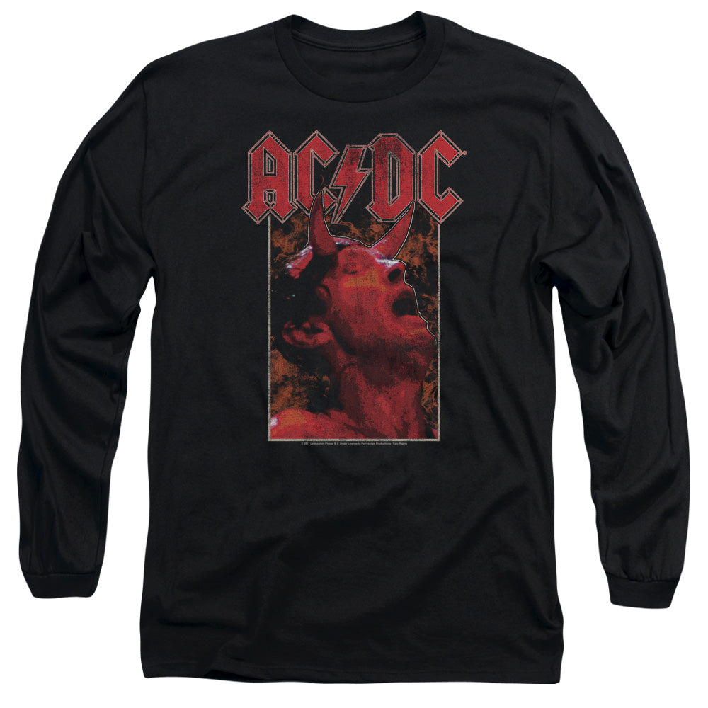 ACDC Horns Mens Long Sleeve Shirt Black Hoodie, Sweatshirt | CiraTrend.com (Image 1)