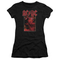 AC/DC Horns Junior Sheer Cap Sleeve Premium Bella Canvas Womens T Shirt Black Hoodie, Sweatshirt | CiraTrend.com