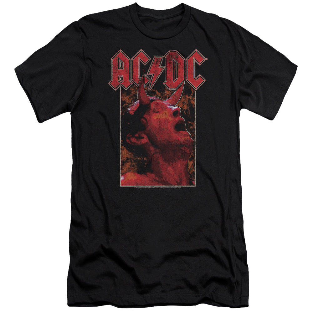 ACDC Horns Hbo Premium Bella Canvas Slim Fit Mens T Shirt Black Hoodie, Sweatshirt | CiraTrend.com (Image 1)