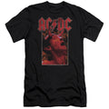 AC/DC Horns Premium Bella Canvas Slim Fit Mens T Shirt Black Hoodie, Sweatshirt | CiraTrend.com