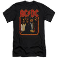 ACDC Group Distressed Hbo Premium Bella Canvas Slim Fit Mens T Shirt Black Hoodie, Sweatshirt | CiraTrend.com (Image 1)