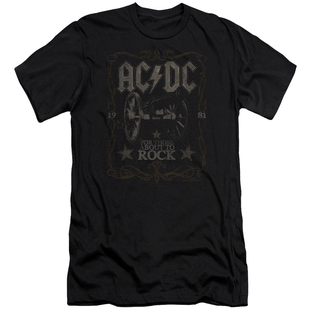 AC/DC Rock Label Premium Bella Canvas Slim Fit Mens T Shirt Black Hoodie, Sweatshirt | CiraTrend.com