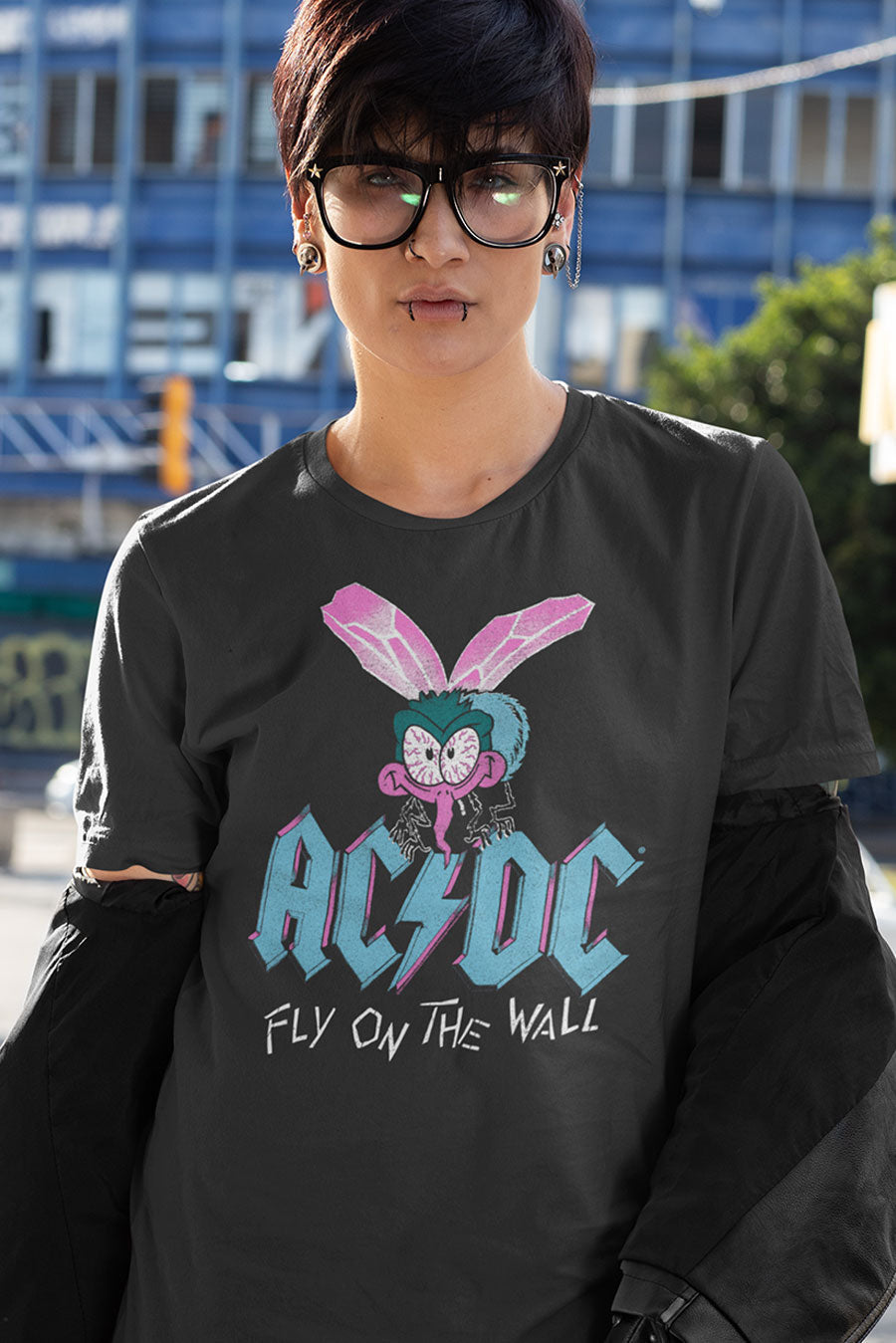 AC/DC - Fly Wall Euro Tour Boyfriend Tee Hoodie, Sweatshirt | CiraTrend.com (Image 3)