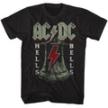 AC/DC Mens S/S T-Shirt - Hells Bells - Solid Black Style003 Hoodie, Sweatshirt | CiraTrend.com