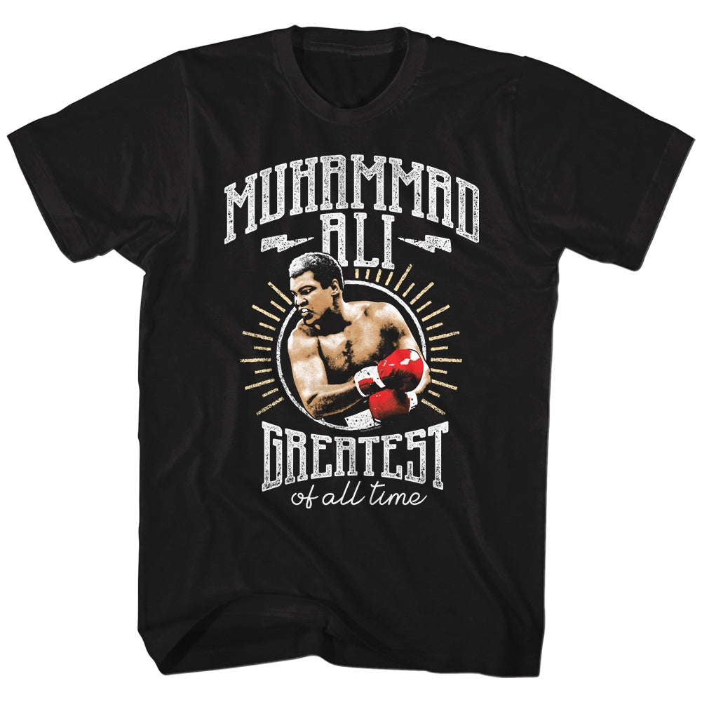 Muhammad Ali Mens S/S T-Shirt - Of All Time - Solid Black Style001 Hoodie, Sweatshirt | CiraTrend.com