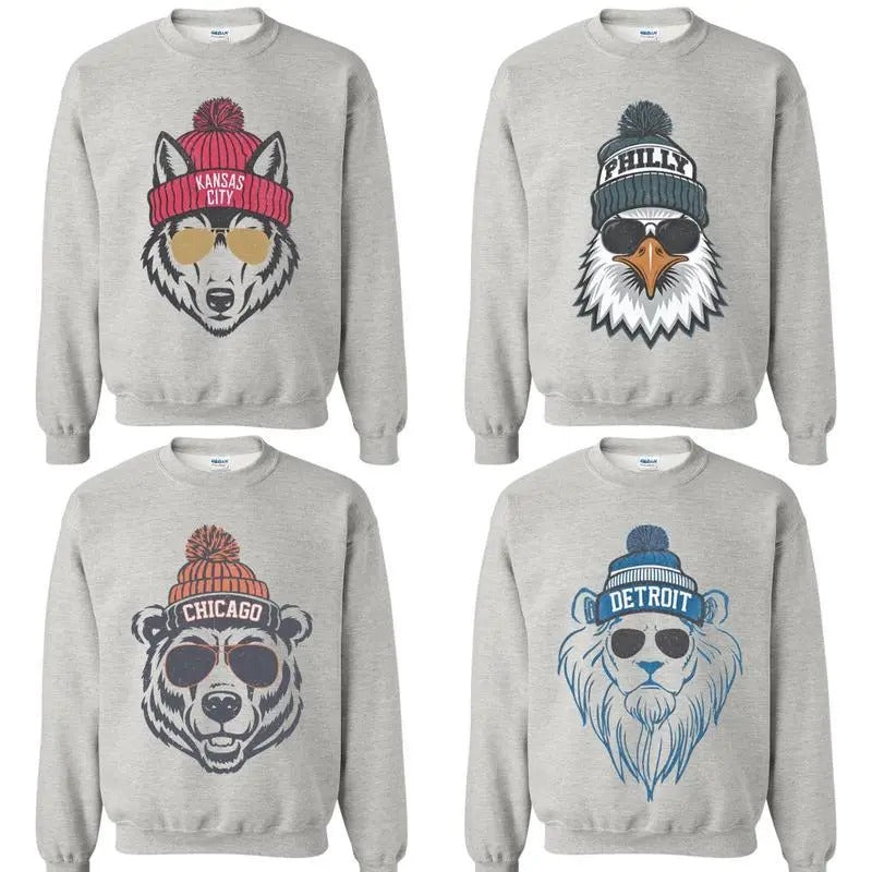 ALL Football Team Crewneck, Football Fan Shirt, They Not Like Us, Vintage Fan Gift for Game Day, Game Day Pullover,...