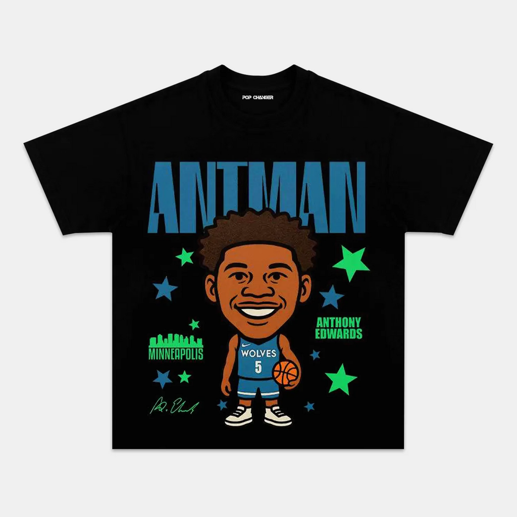 ANTHONY EDWARDS CARTOON TEE Hoodie, Sweatshirt | CiraTrend.com (Image 1)