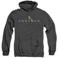Aquaman Movie Logo Mens Heather Hoodie Black T-Shirts, Sweatshirt | CiraTrend.com (Image 1)