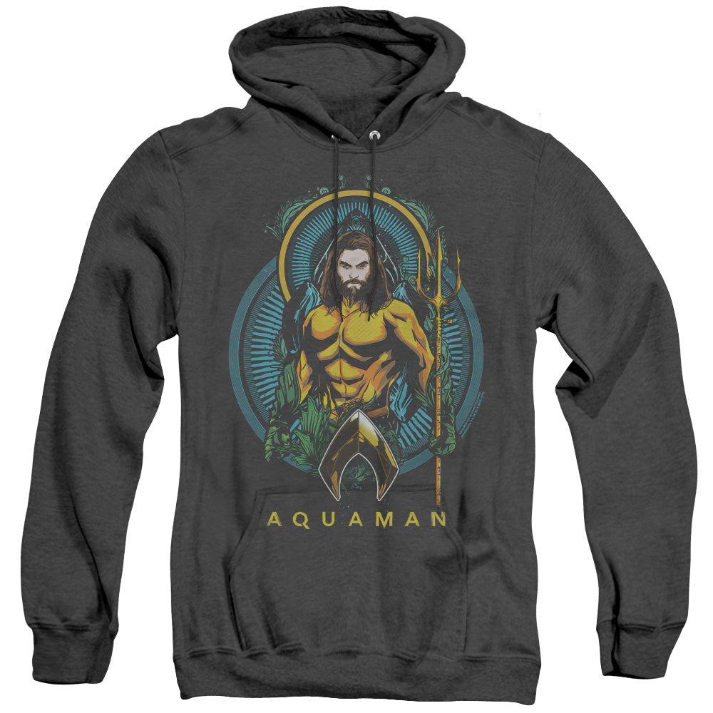 Aquaman Movie Aqua Nouveau Mens Heather Hoodie Black T-Shirts, Sweatshirt | CiraTrend.com (Image 1)