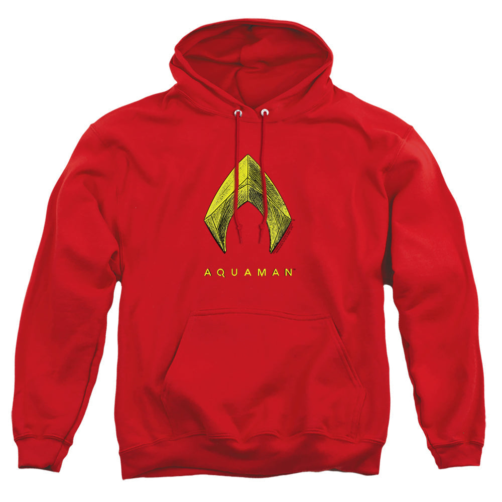 Aquaman Movie Aquaman Logo Mens Hoodie Orange T-Shirts, Sweatshirt | CiraTrend.com (Image 3)