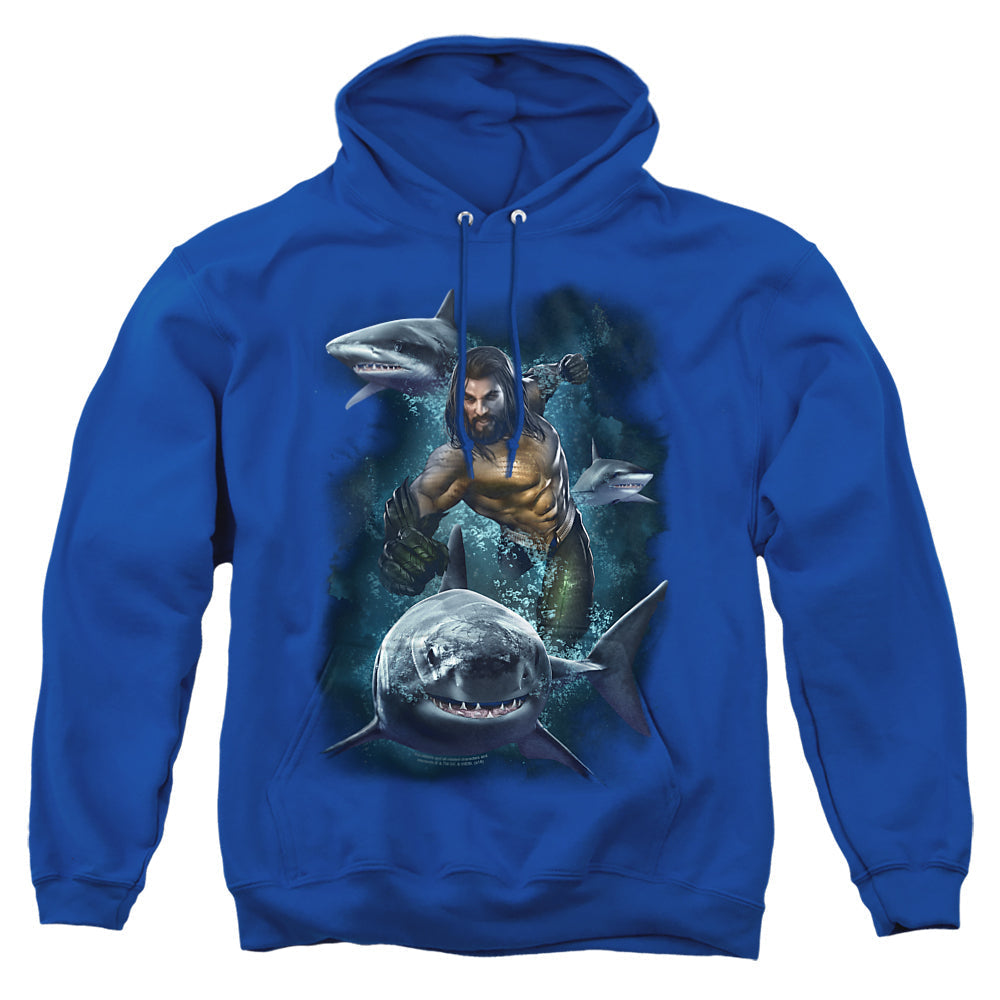Aquaman Movie Swimming With Sharks Mens Hoodie Black T-Shirts, Sweatshirt | CiraTrend.com (Image 5)