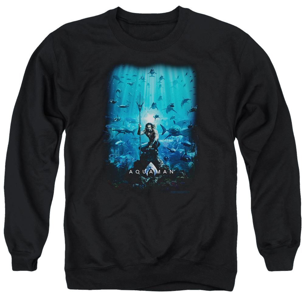 Aquaman Movie Poster - Men's Crewneck Sweatshirt T-Shirts, Hoodie | CiraTrend.com