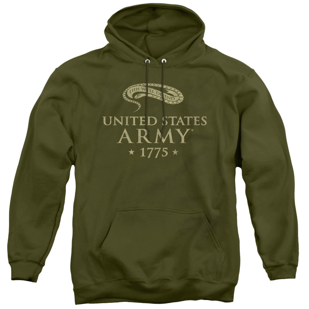 Army Well Defend Mens Hoodie Military Green T-Shirts, Sweatshirt | CiraTrend.com (Image 1)