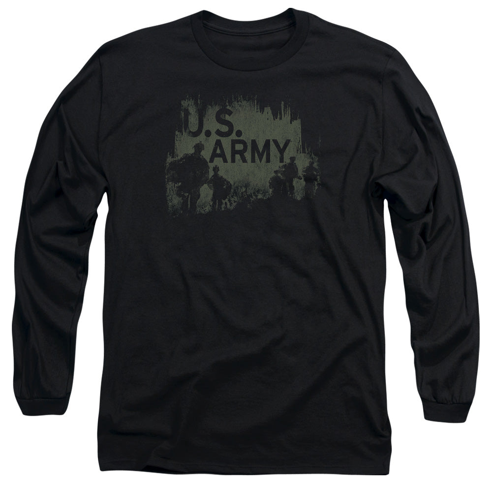 Army Soldiers Mens Long Sleeve Shirt Black Hoodie, Sweatshirt | CiraTrend.com (Image 2)