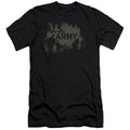 Army Soldiers Premium Bella Canvas Slim Fit Mens T Shirt Black Hoodie, Sweatshirt | CiraTrend.com (Image 1)