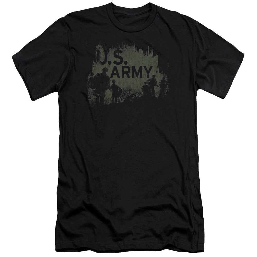 Army Soldiers Premium Bella Canvas Slim Fit Mens T Shirt Black Hoodie, Sweatshirt | CiraTrend.com (Image 1)