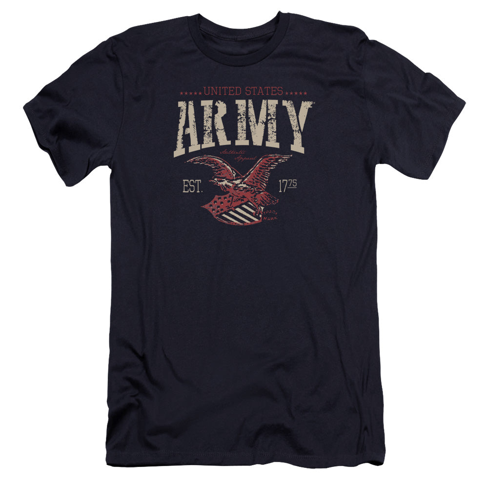 Army Arch Premium Bella Canvas Slim Fit Mens T Shirt Navy Blue Hoodie, Sweatshirt | CiraTrend.com