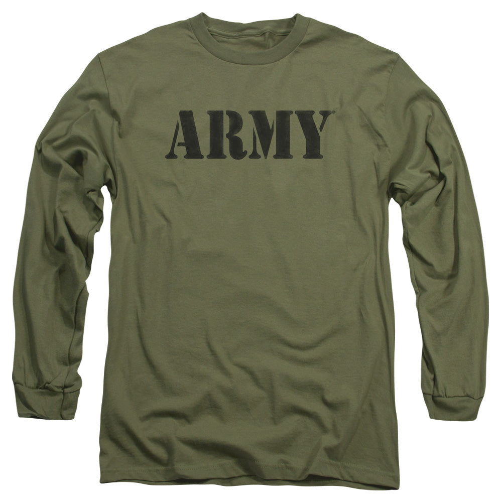 Army Army Mens Long Sleeve Shirt Military Green Hoodie, Sweatshirt | CiraTrend.com (Image 2)