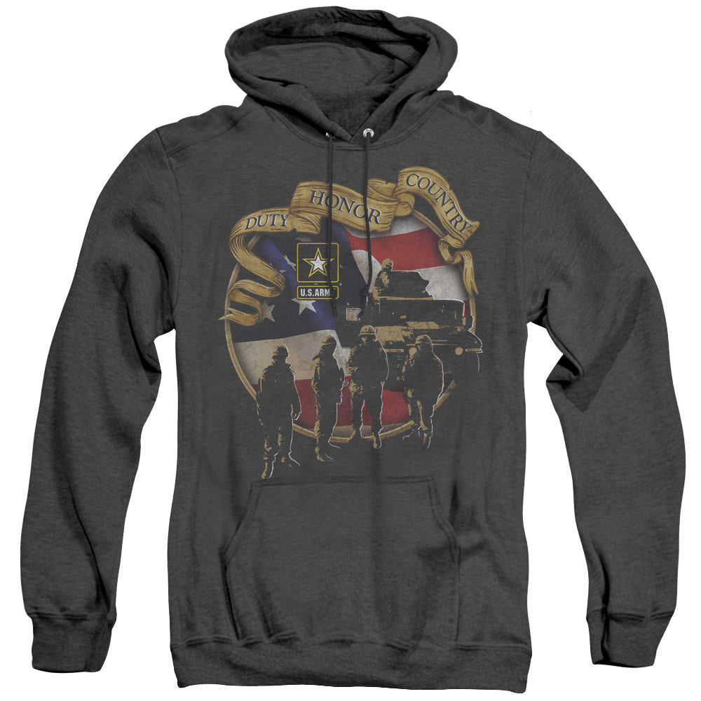 Army Duty Honor Country Heather Mens Hoodie Black T-Shirts, Sweatshirt | CiraTrend.com
