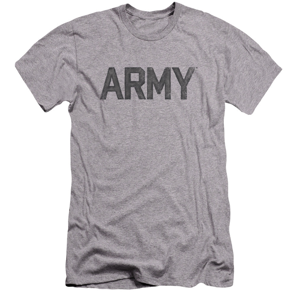 Army Star Premium Bella Canvas Slim Fit Mens T Shirt Athletic Heather Hoodie, Sweatshirt | CiraTrend.com (Image 2)