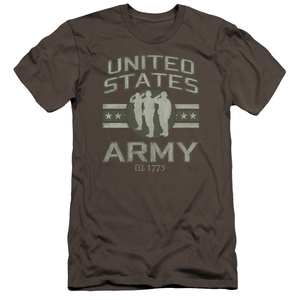 Army United States Army Premium Bella Canvas Slim Fit Mens T Shirt Charcoal Hoodie, Sweatshirt | CiraTrend.com (Image 3)