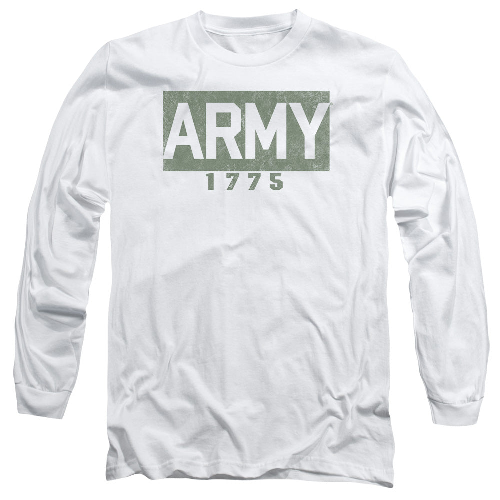Army Block Mens Long Sleeve Shirt White Hoodie, Sweatshirt | CiraTrend.com (Image 3)
