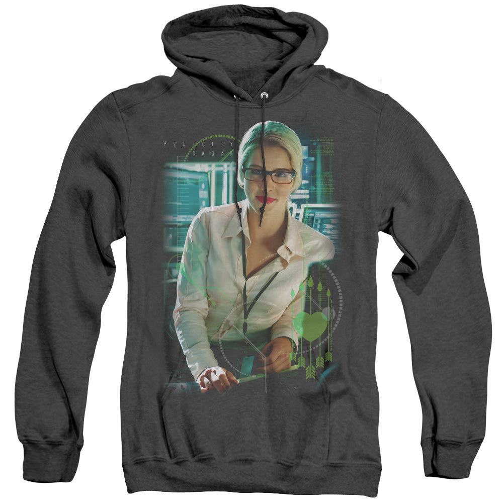Arrow Felicity Oak Mens Heather Hoodie Black T-Shirts, Sweatshirt | CiraTrend.com (Image 2)