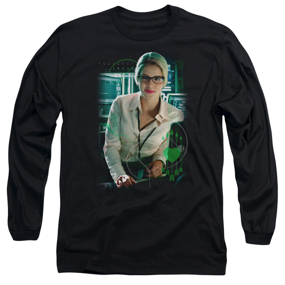 Arrow Felicity Oak Mens Long Sleeve Shirt Black Hoodie, Sweatshirt | CiraTrend.com (Image 2)