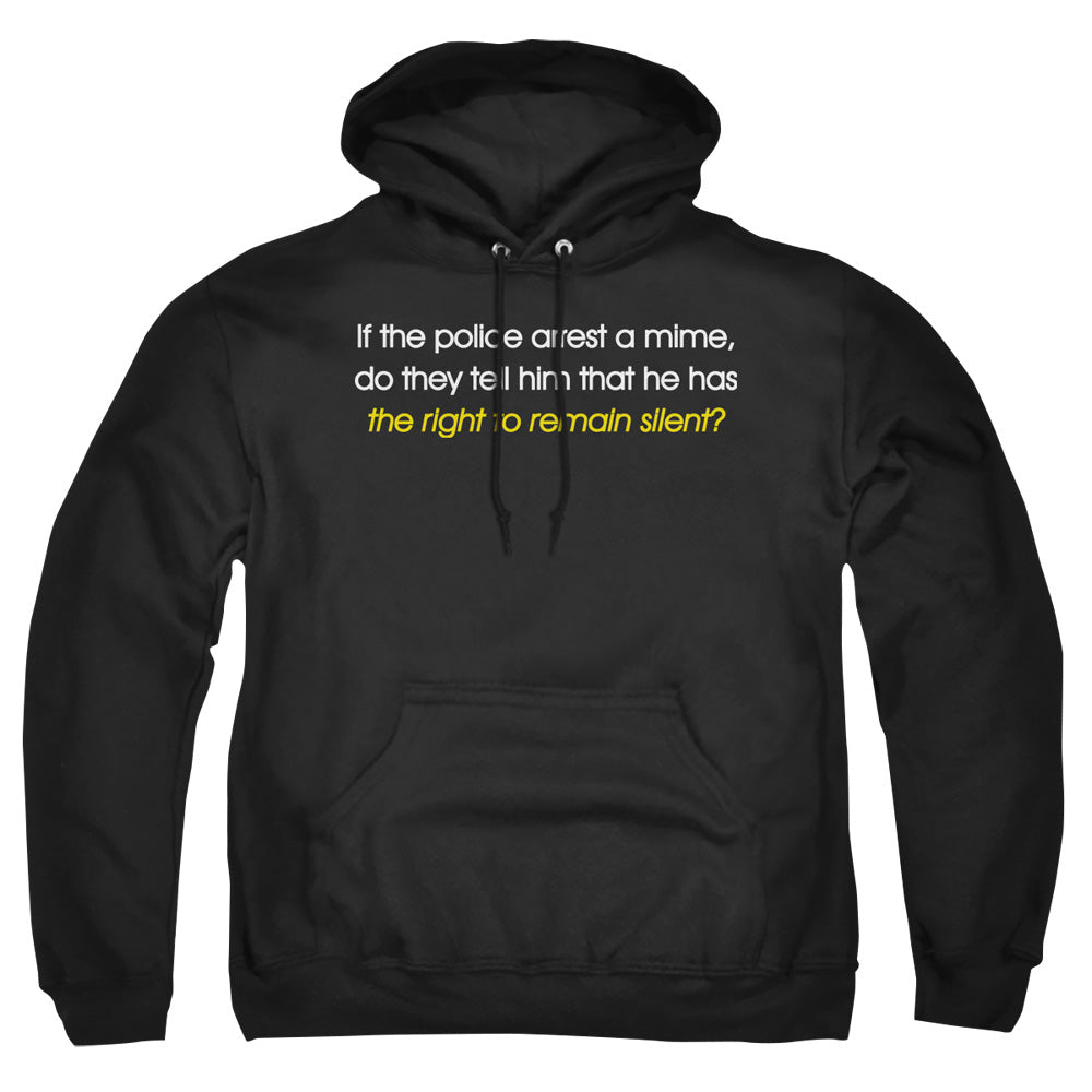 Arrest A Mime Mens Hoodie Black T-Shirts, Sweatshirt | CiraTrend.com (Image 4)