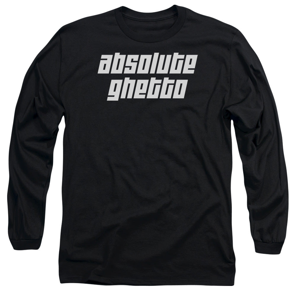 Absolute Ghetto Mens Long Sleeve Shirt Black Hoodie, Sweatshirt | CiraTrend.com (Image 1)