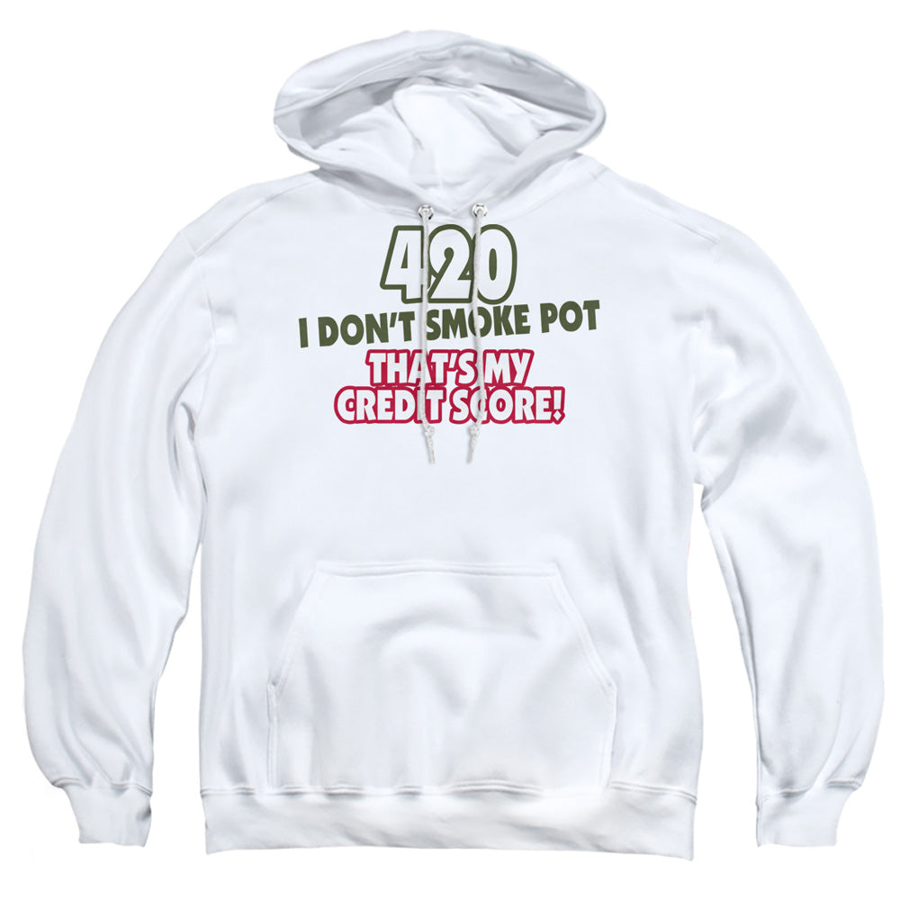 420 Credit Score Mens Hoodie White T-Shirts, Sweatshirt | CiraTrend.com (Image 3)