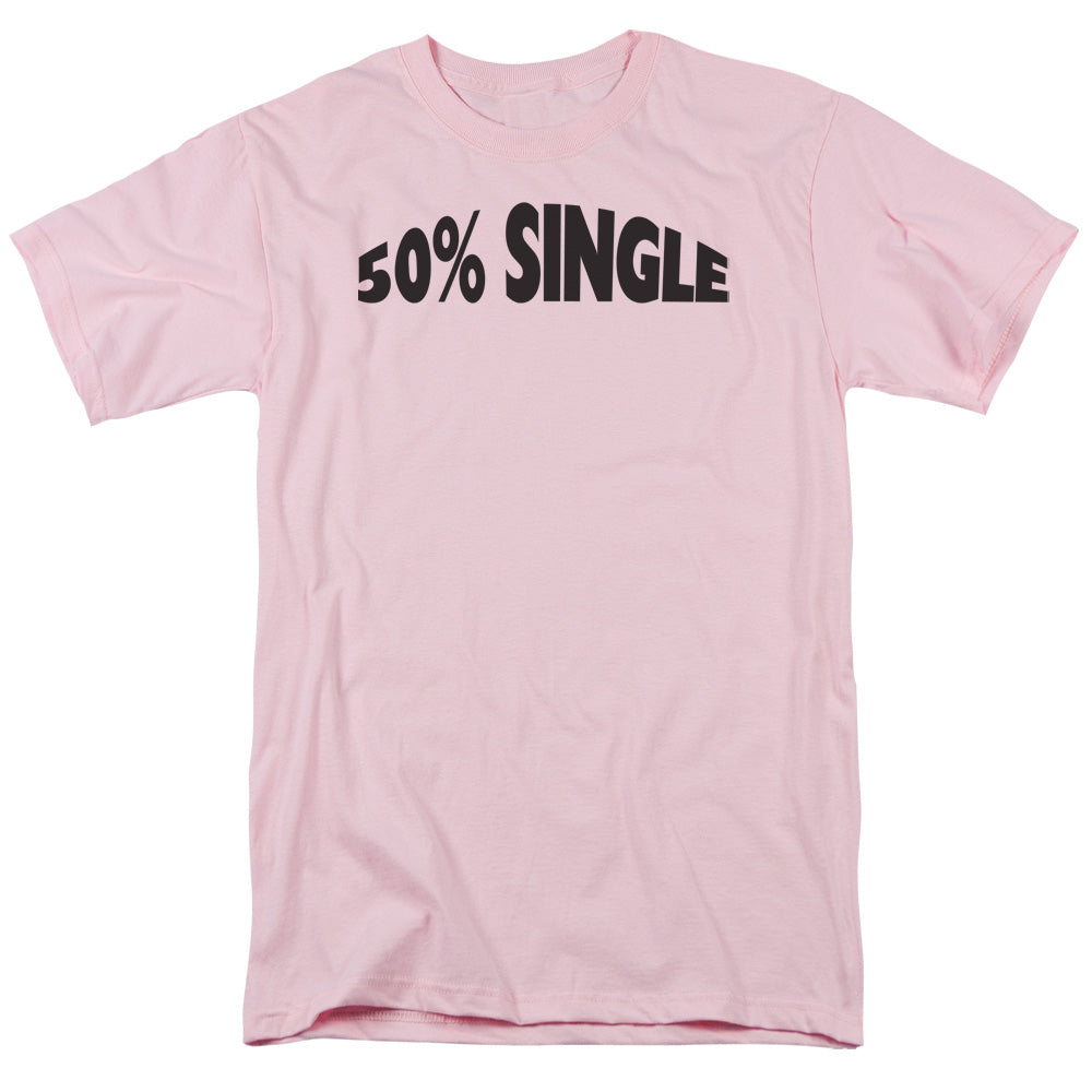50% Single Mens T Shirt Pink Hoodie, Sweatshirt | CiraTrend.com (Image 3)