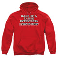1 Semicolon Mens Hoodie Red T-Shirts, Sweatshirt | CiraTrend.com (Image 1)
