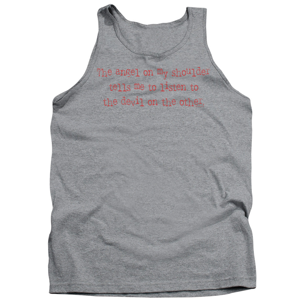 An Angel On Shoulder Mens Tank Top Shirt Athletic Heather Hoodie, Sweatshirt | CiraTrend.com (Image 1)