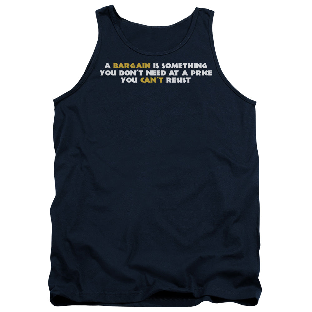 A Bargain Mens Tank Top Shirt Navy Hoodie, Sweatshirt | CiraTrend.com (Image 1)