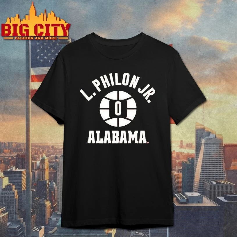 Alabama Basketball Labaron Philon Jr. Name Number Ball 0 shirt