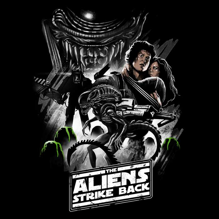 Aliens Strike Back - Sweatshirt T-Shirts, Hoodie | CiraTrend.com (Image 2)